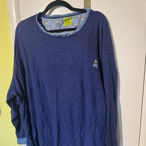 Psycho Bunny Blue and Yellow Thermal long sleeve sz 4xlt